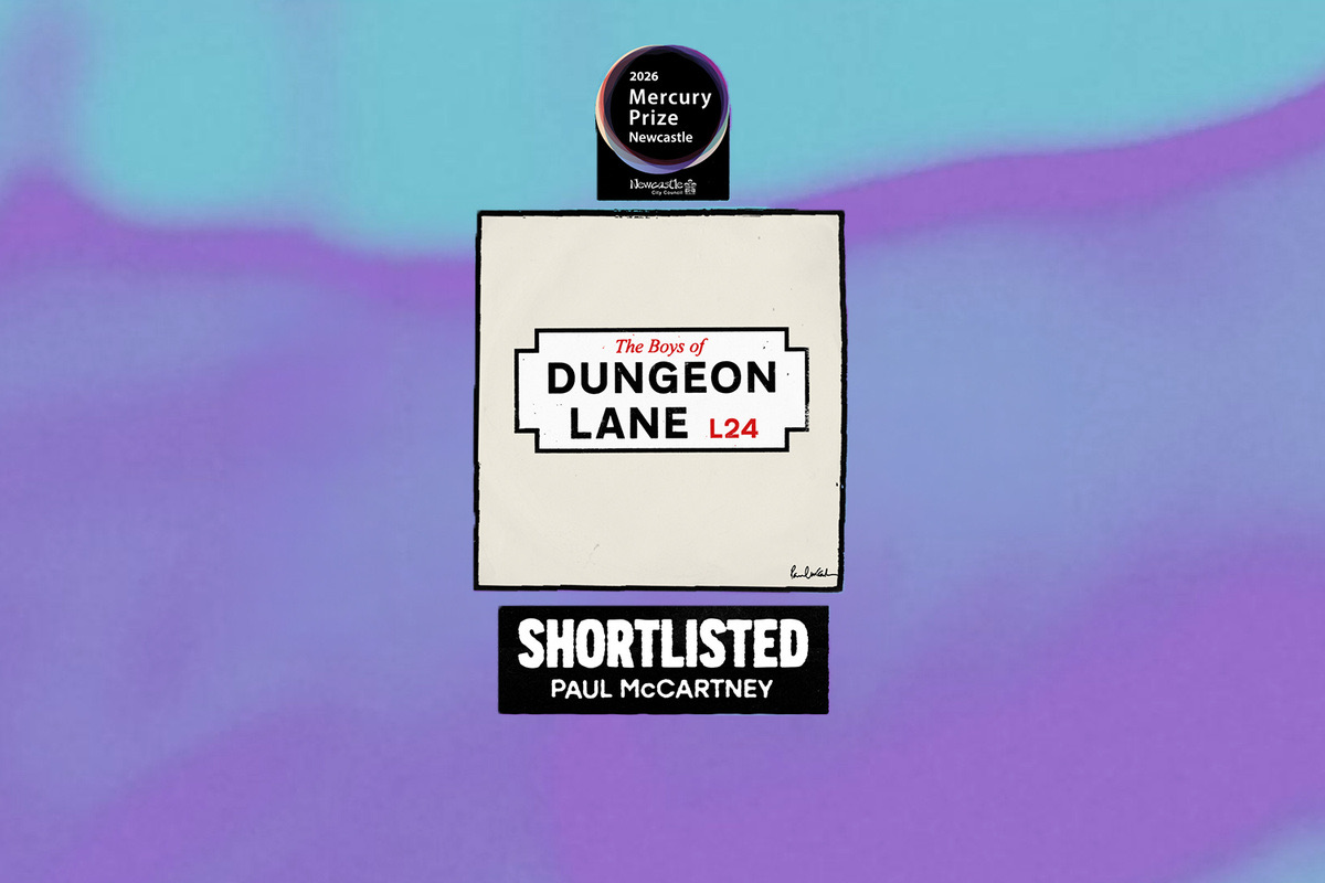 Pieza oficial de la lista de finalistas del Mercury Prize 2026: la tapa original de 