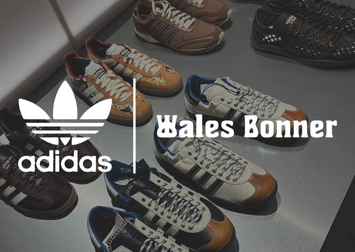 Detalle de la colección Wales Bonner x adidas SS26